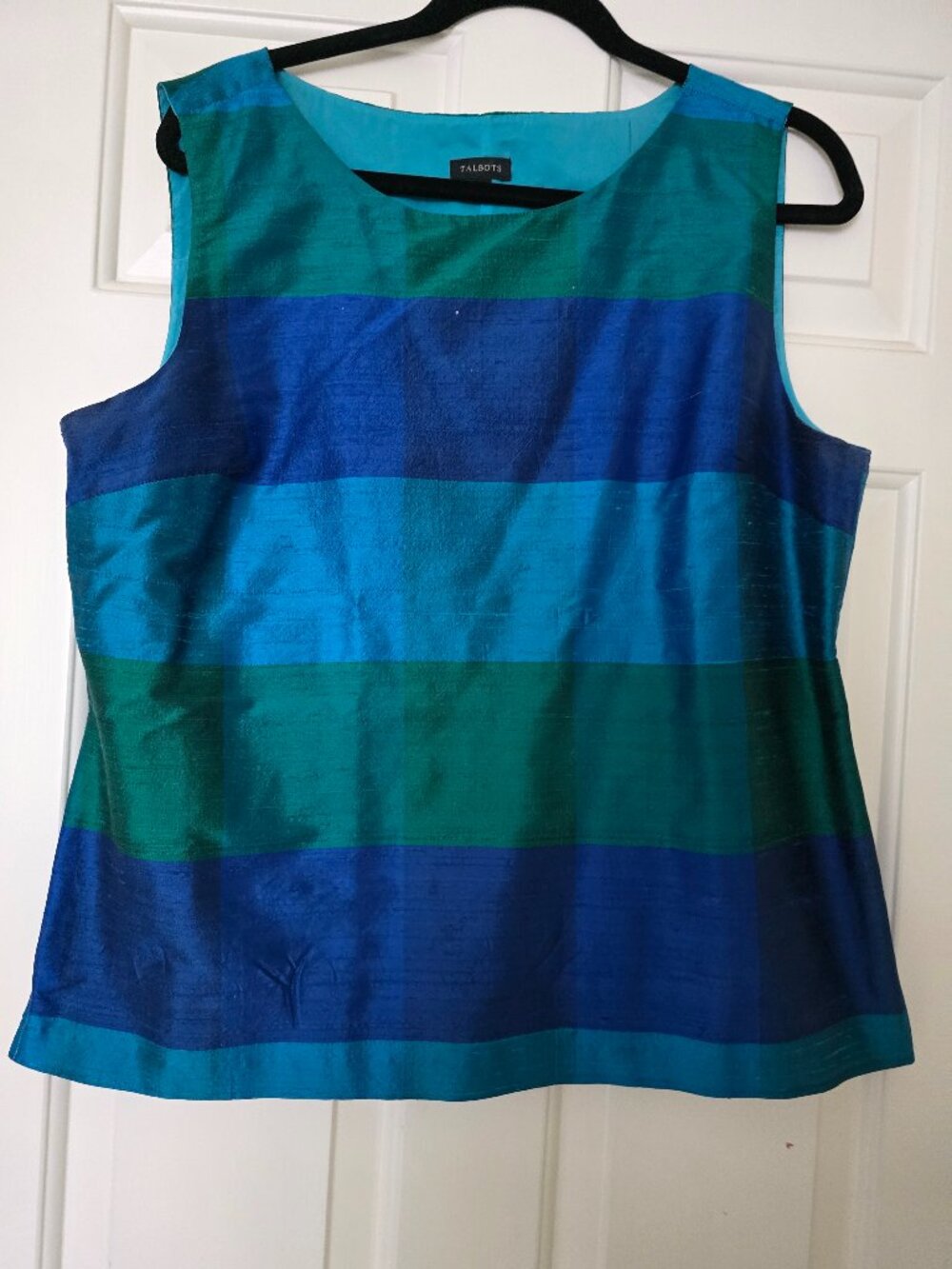 TALBOTS SILK SHELL